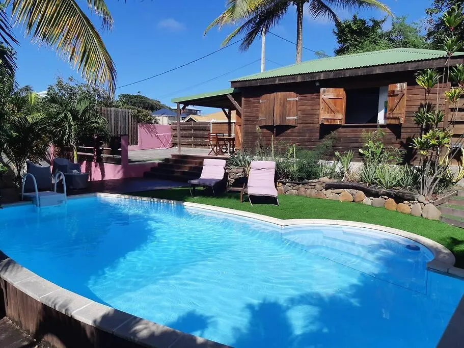 Holiday home Rare : Bungalow Bois Avec Piscine Privee , Gite Ti Plaisir Le Moule Guadeloupe