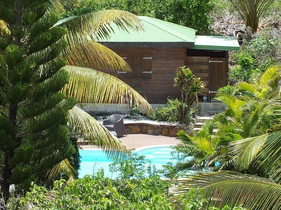 Rare : Bungalow Bois Avec Piscine Privee , Gite Ti Plaisir Le Moule 0*,